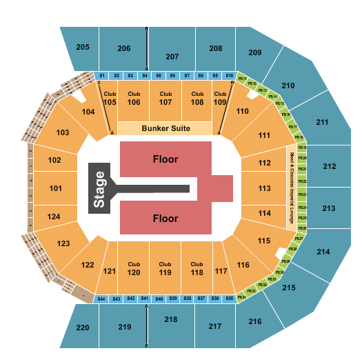 Moody Center ATX Florence + The Machine Seating Chart